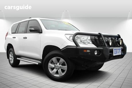 White 2018 Toyota Landcruiser Prado Wagon Gx (4X4)