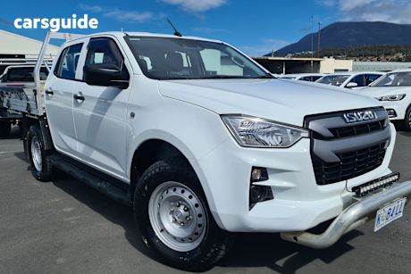 White 2022 Isuzu D-MAX Ute Tray SX 4X4