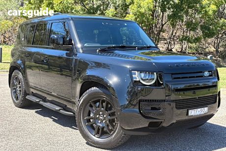 Black 2023 Land Rover Defender Wagon 110 P400 X-Dynamic Hse (294Kw)