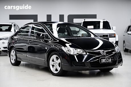 Black 2007 Honda Civic Sedan VTI-L F