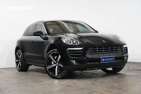 Black 2016 Porsche Macan Wagon S Diesel