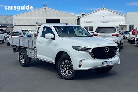 White 2023 Mazda BT-50 Ute Tray XT 4X4