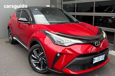 Red 2020 Toyota C-HR SUV KOBA F