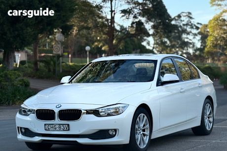 White 2012 BMW 320D Sedan Modern Line