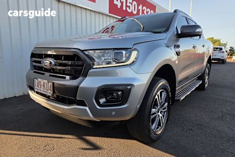 Silver 2021 Ford Ranger Double Cab Pick Up Wildtrak 2.0 (4X4)