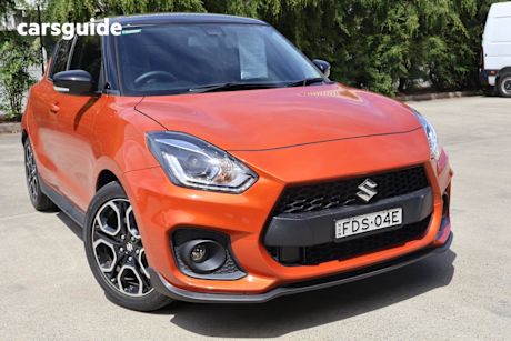 Orange 2023 Suzuki Swift Hatchback Sport Turbo