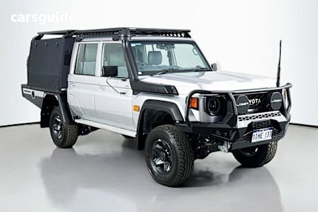 Silver 2024 Toyota Landcruiser Double Cab Chassis Lc79 Gxl