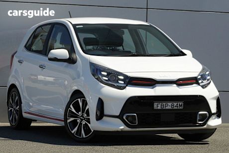 White 2023 Kia Picanto Hatch GT-LINE F