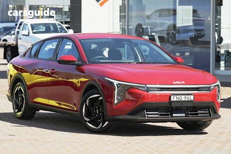 Red 2024 Kia K4 Sedan SPORT F