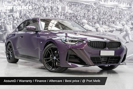 Purple 2023 BMW 2 Coupe 220I M SPORT R