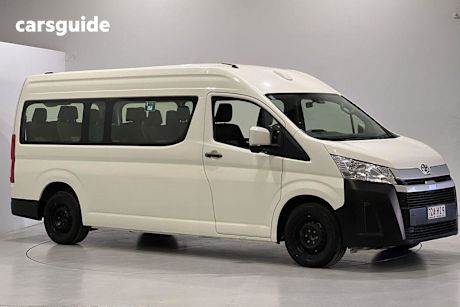 White 2023 Toyota HiAce Bus Slwb Commuter (12 Seats)