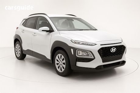 White 2020 Hyundai Kona SUV GO F