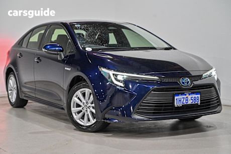 Blue 2023 Toyota Corolla Sedan Ascent Sport Hybrid
