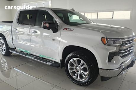 White 2024 Chevrolet Silverado Crew Cab Pickup 1500 Ltz Premium