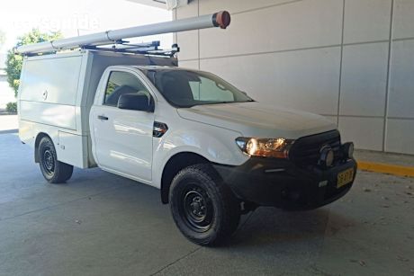 White 2022 Ford Ranger Ute Tray XL 4X4