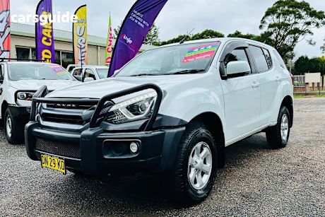 White 2019 Isuzu MU-X SUV LS-M 4X4