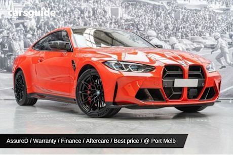 Red 2022 BMW M4 Coupe COMPETITION 4X4