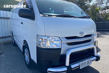 White 2017 Toyota HiAce Van Lwb