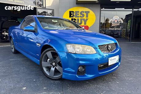 Blue 2011 Holden UTE Ute Tray SV6 THUNDER R