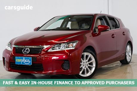 Red 2012 Lexus CT200H Hatchback Luxury