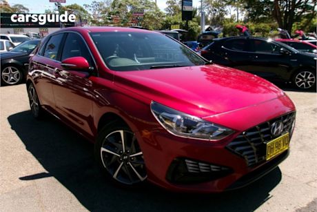 Red 2023 Hyundai I30 Hatchback Elite
