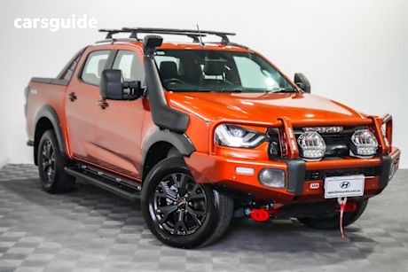 Orange 2023 Isuzu D-MAX Crew Cab Utility X-Terrain (4X4)