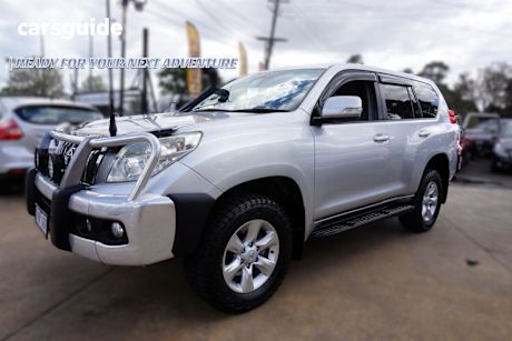 Silver 2013 Toyota Landcruiser Prado Wagon Gxl (4X4)