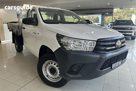 White 2021 Toyota Hilux Cab Chassis Workmate Hi-Rider