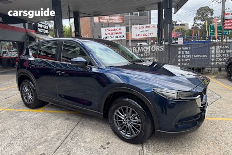 Blue 2021 Mazda CX-5 Wagon Touring (Awd)