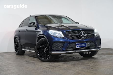 Blue 2018 Mercedes-Benz GLE43 Coupe 4Matic