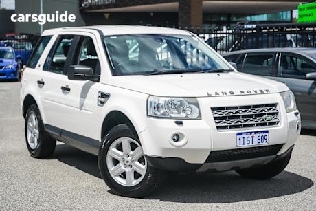 White 2009 Land Rover Freelander 2 Wagon Se Td4 (4X4)
