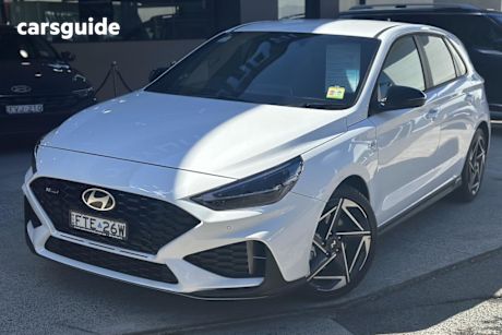 White 2025 Hyundai I30 Hatchback N Line Mhev