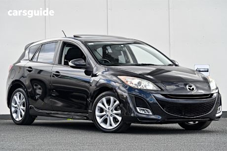 Black 2009 Mazda Mazda3 Hatch SP25 F