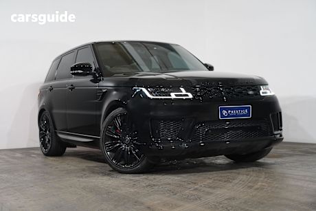 Black 2020 Land Rover Range Rover Sport Wagon V8 Sc Hse Dynamic (386Kw)