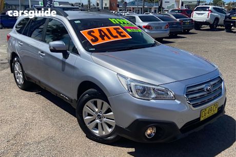 Silver 2016 Subaru Outback Wagon 2.0D