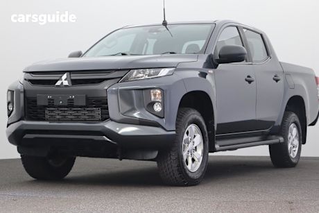 Grey 2022 Mitsubishi Triton Ute Tray GLX+ 4X4