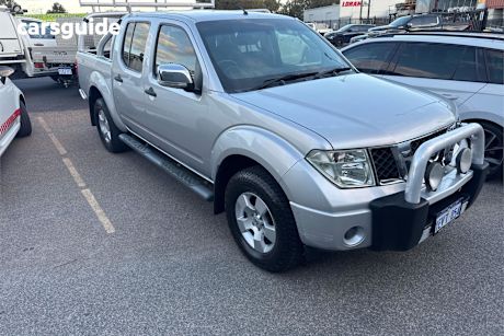Silver 2008 Nissan Navara Dual Cab Pick-up St-X (4X4)