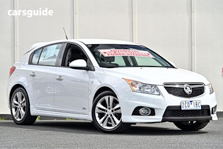 White 2014 Holden Cruze Hatchback Sri Z-Series