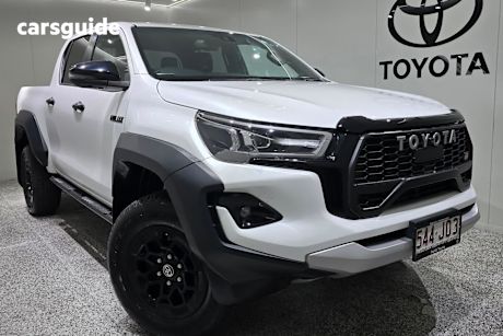 White 2023 Toyota Hilux Ute Tray GR SPORT 4X4