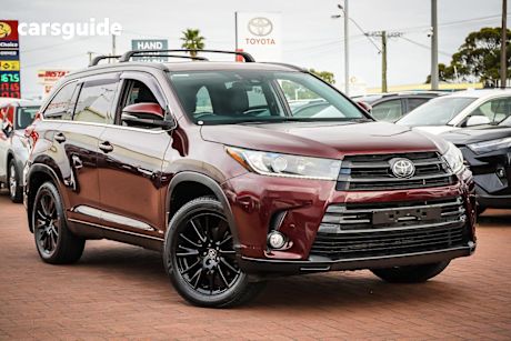 Red 2019 Toyota Kluger Wagon Gxl Black Edition (Awd)