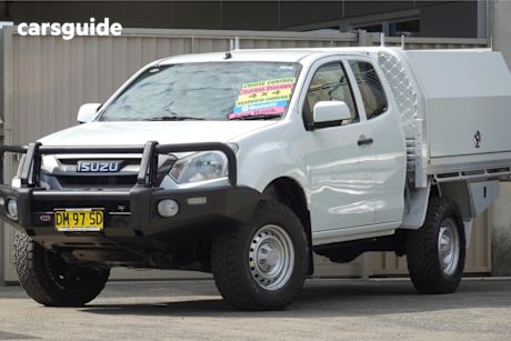 White 2018 Isuzu D-MAX Space Cab Chassis Sx (4X4)