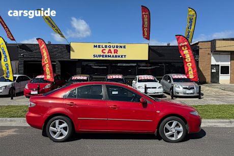 Red 2005 Mazda 6 Hatchback Classic