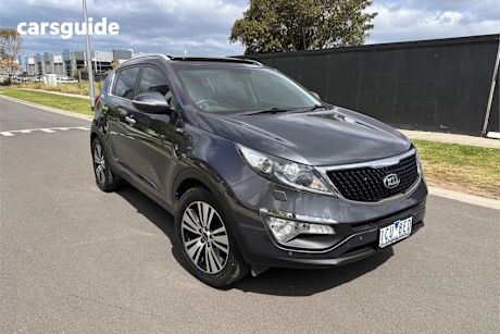 Grey 2014 Kia Sportage Wagon Platinum (Awd)