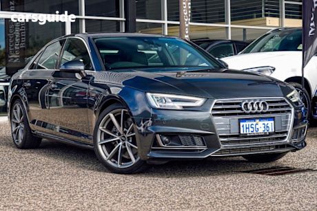 Grey 2018 Audi A4 Sedan 40 TFSI S LINE F