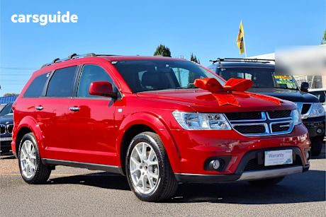 Red 2016 Dodge Journey SUV R/T F