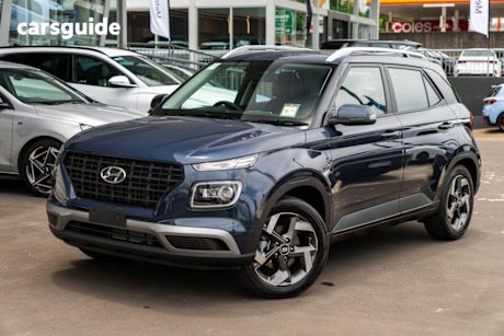 Blue 2024 Hyundai Venue Wagon Active