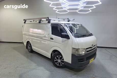 White 2010 Toyota HiAce Commercial LWB KDH201R MY11 UPGRADE