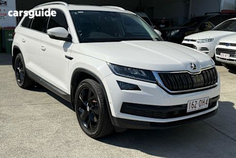 White 2018 Skoda Kodiaq Wagon 132 Tsi (4X4)
