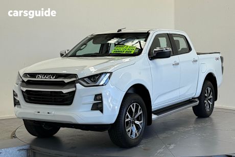 White 2023 Isuzu D-MAX Crew Cab Utility Ls-U+ (4X4)