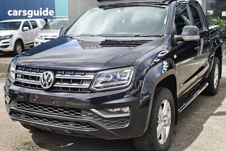 Black 2016 Volkswagen Amarok Dual Cab Utility V6 Tdi 550 Highline